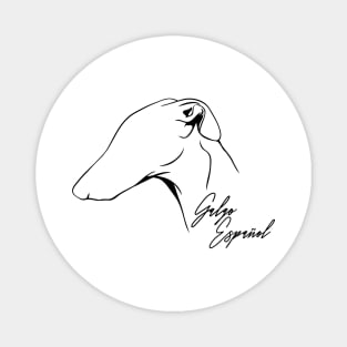 Proud Galgo Espanol profile dog lover sighthound Magnet